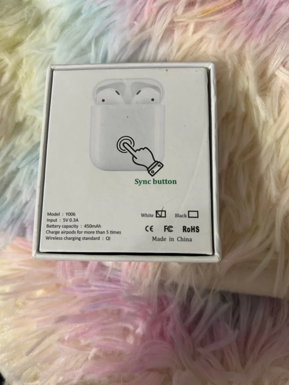 White AirPods Charging Case Accessory